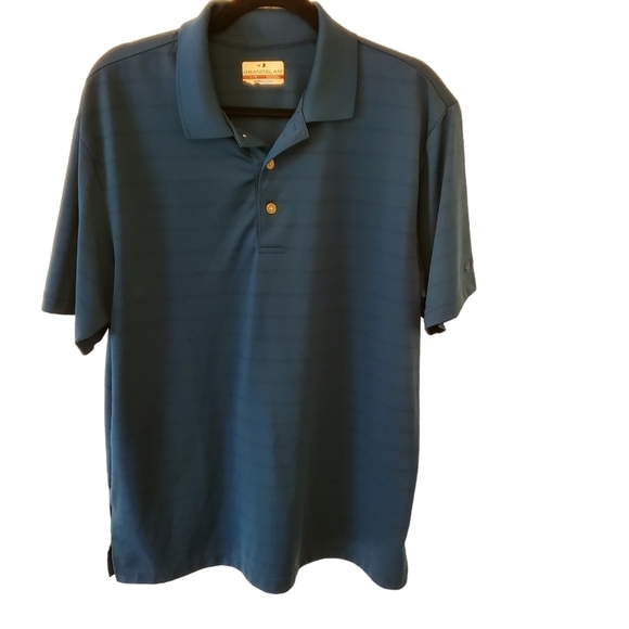 Grand Slam Large Air Flow Golf Blue Polo T Shirts - Picture 1 of 11